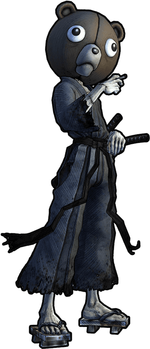 非洲武士熊PNG，透明PNG