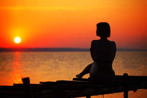 美麗的夕陽圖片 — 日落天空 壁紙