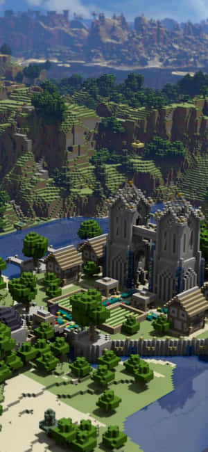 Pixel 3 Minecraft 背景 — IQOO Z11 壁紙