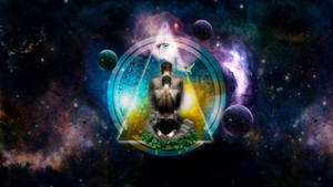 泛神论灵性美学 — 星系 壁紙