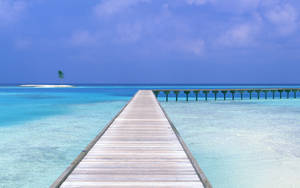 海洋景观码头壁纸 — 海景 壁紙