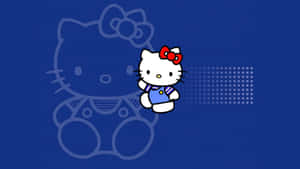 Hello Kitty背景 — 黑色 Hello Kitty 壁紙