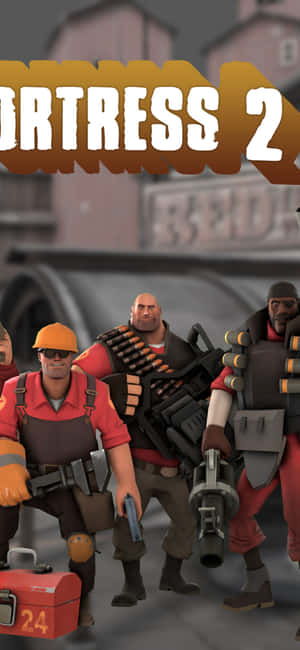iPhone Xs Team Fortress 2 背景 — 银河 A 壁紙