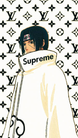 火影忍者 宇智波鼬 白色 Supreme 壁纸