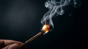 火柴,火焰,煙霧,點燃,火花,燃燒,熱度,微距,特寫,光明,黑暗,概念,開始,靈感,危險,能量,燃燒,硫磺