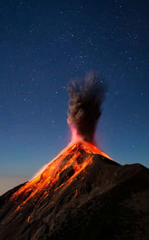 火火山岩漿爆發 — Tecno Megapad SE 壁紙