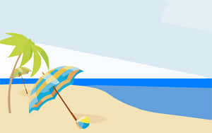 熱帶海灘夏日假期