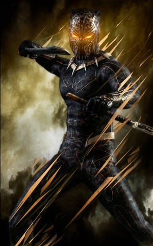 烈焰雙眼 Killmonger 桌布 — 荣耀 Pad 20 壁紙