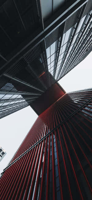 当代红黑建筑 — Oppo A6x 壁紙