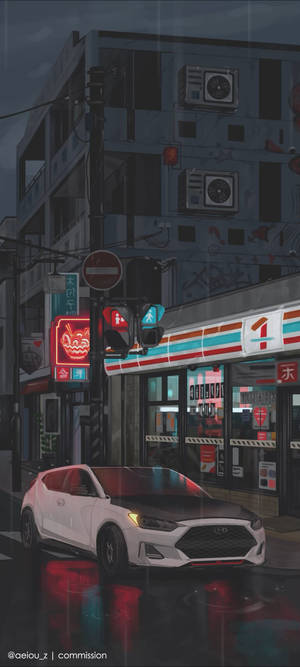 Lo-Fi iPhone — Honor 400 Smart 壁紙