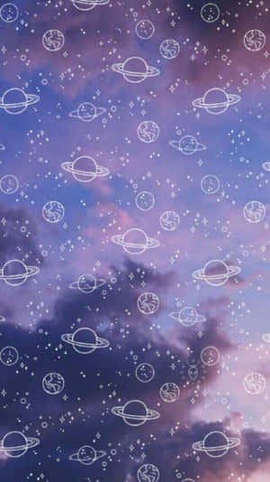 可愛紫色背景