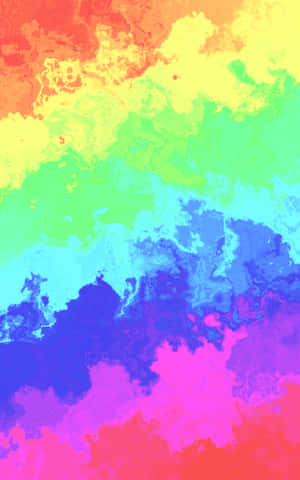 彩虹 iPhone — Pixel Tablet 壁紙