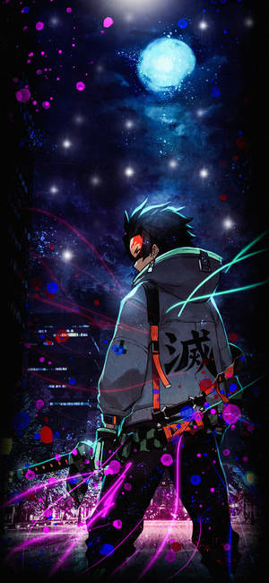 病態手機炭治郎 — Galaxy S25 FE 壁紙