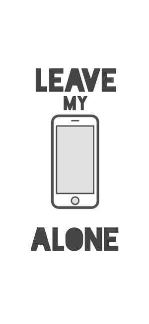 白色 iPhone 别碰我手机 — iPhone 16 Pro 壁紙