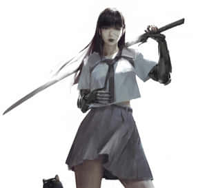 神秘世界中的武士战士 — 日本武士 壁紙