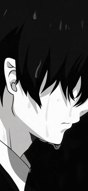 黑白動漫少年 — 银河 A07 壁紙
