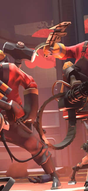 iPhone Xs Team Fortress 2 背景 — Galaxy S24 壁紙