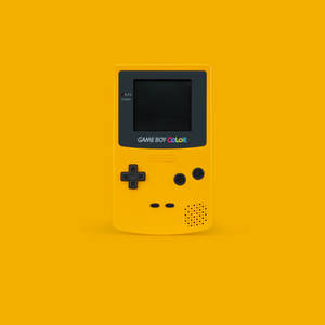 簡約黃色Game Boy Color桌布