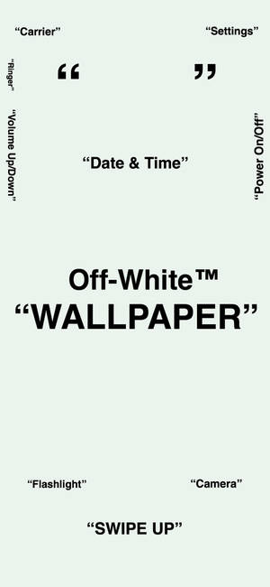 Off White iPhone 壁纸 — iPhone 18 Pro 壁紙