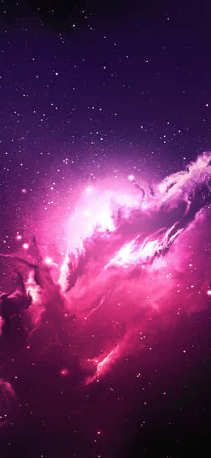 紫色星空與雲靄 — 三星 Galaxy S20 壁紙