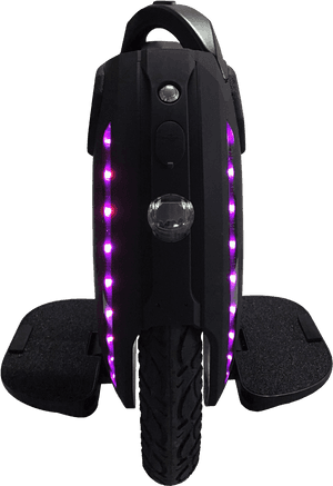紫色燈光電動獨輪車