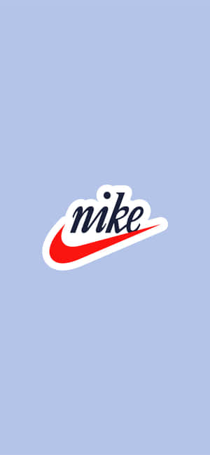 藍色Nike標誌 — iPhone 17 壁紙