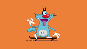 繽紛背景上的可愛卡通動物角色 — 可爱卡通 壁紙