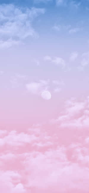 美學主畫面藍粉天空 — Realme 15 Lite 壁紙