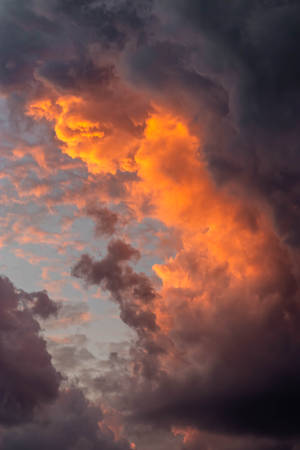 美學天空與積雨雲 — 天空美学 壁紙