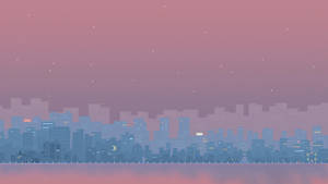 美學藝術粉色城市壁紙 — 粉紅美學 GIF 壁紙