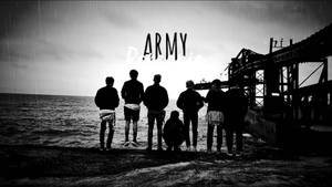 美學防彈少年團黑白風格 — 美學 BTS 壁紙