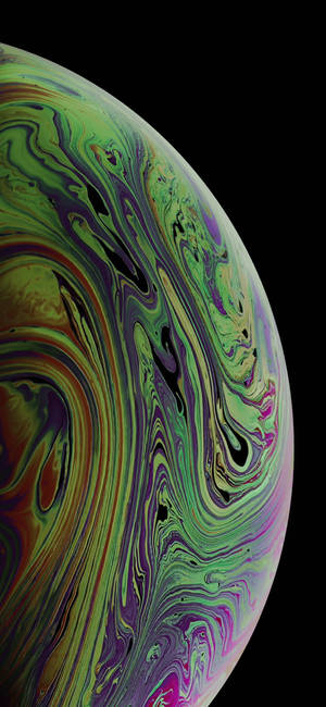 翡翠地球 iPhone Xs 桌布 — iPhone Xs 壁紙