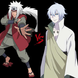 自来也 vs 水月 动漫对决