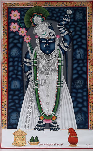 蓝色 Shrinathji 神祇 — Galaxy Tab Active5 壁紙