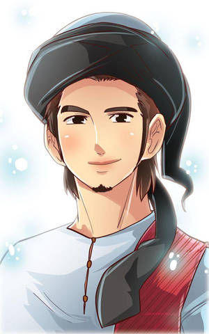 迷人动漫伊斯兰男孩 — Infinix Xpad 30 Pro 壁紙