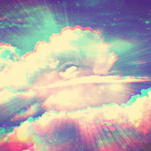 迷幻美學雲彩與光暈 — 迷幻暗黑美学 壁紙