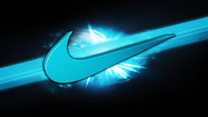 酷炫Nike青色标志