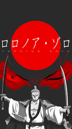 酷炫动漫男孩头像 罗罗诺亚·索隆 — 海贼王 iPhone 壁纸 壁紙