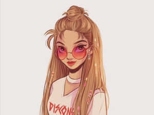 漂亮女孩圖片 — 可爱动漫女孩 壁紙