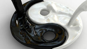 酷炫黑白阴阳壁纸 — 酷黑 壁紙