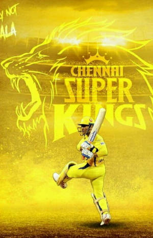 金獅 Chennai Super Kings 桌布 — Galaxy Tab S10 FE 壁紙
