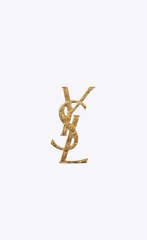 金色鱷魚紋YSL胸針桌布 — RedMagic Astra 2 壁紙