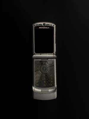 銀色摩托羅拉Razr — 摩托罗拉 壁紙