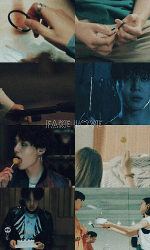 防弹少年团《Fake Love》拼贴 — 防弹少年团 壁紙