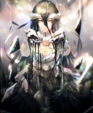 美麗 HD 雅兒貝德 OVERLORD 桌布 — Galaxy Z Fold 5 壁紙
