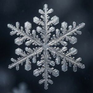 白色雪花的精细微距摄影，展现大自然巧夺天工的晶体艺术。 — 白色美学 壁紙