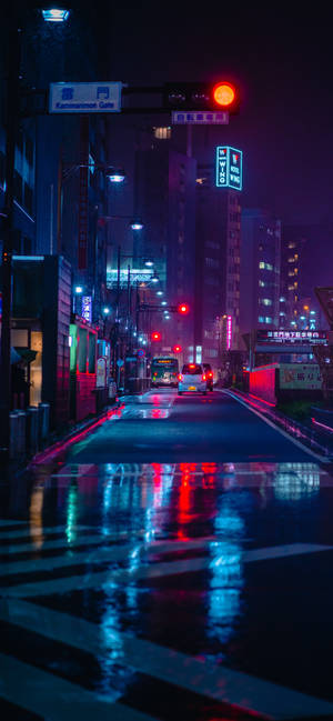 霓虹城市美學iPhone — iPhone 16 壁紙