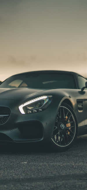 iPhone Xs Mercedes AMG 背景 — Galaxy M47 壁紙