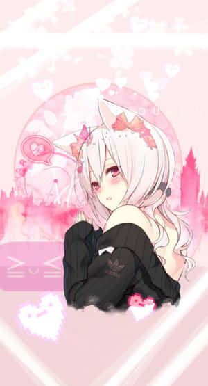 粉紅動漫美學圖片 — 粉紅美學 GIF 壁紙