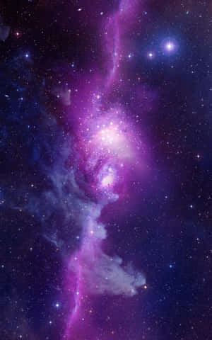 高解析度銀河背景 — 紫色星系 壁紙